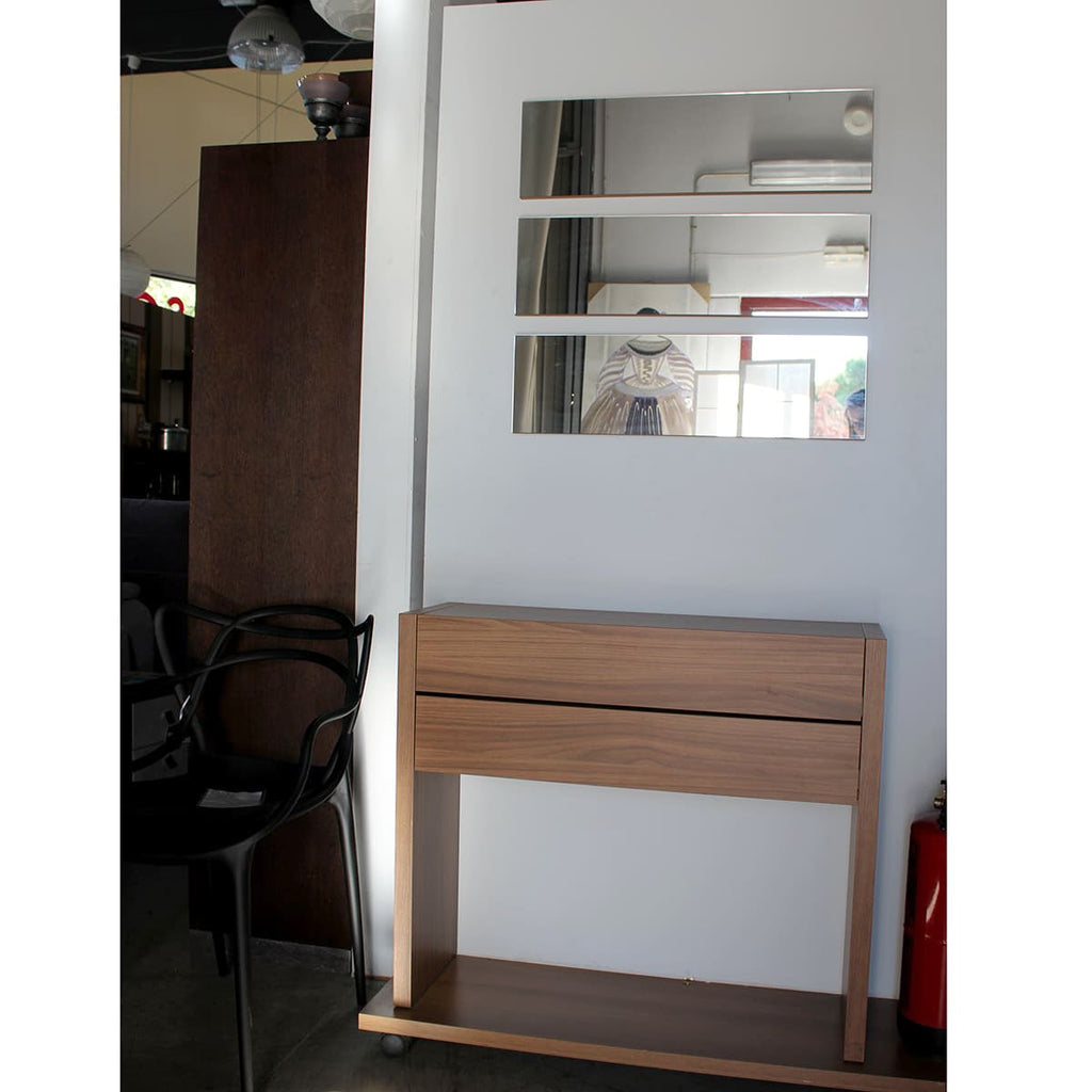 Recibidor mueble de entrada con 3 espejos EXPOSICIÓN – DERBE MUEBLES